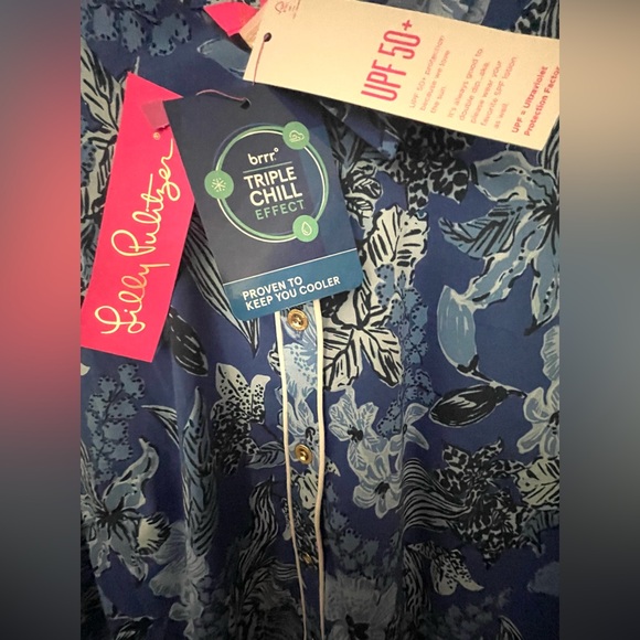 NWT Lilly Pulitzer Giavana UPF 50+ Tunic Size L - Picture 6 of 16